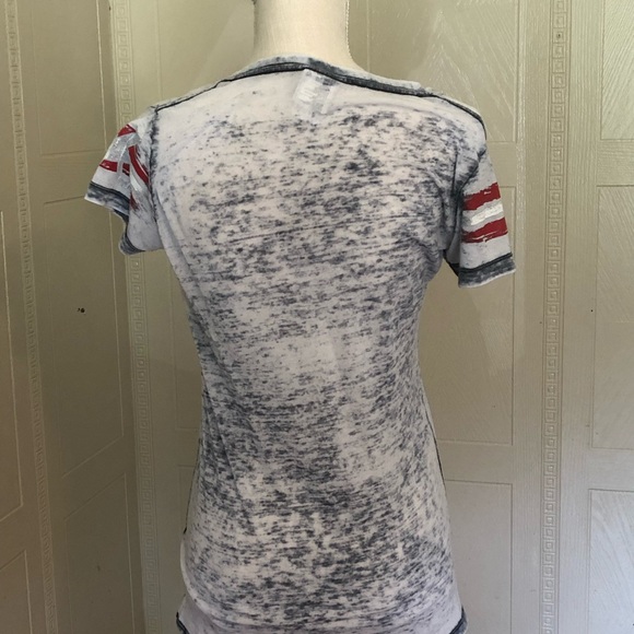 Atlanta Braves long fitted v-neck TShirt Sz S - Picture 7 of 12